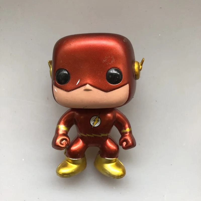Plated Funko pop Secondhand DC Comics: серый черный флэш, обратный флэш зум винил Фигурка Коллекционная модель свободная игрушка - Цвет: Plated