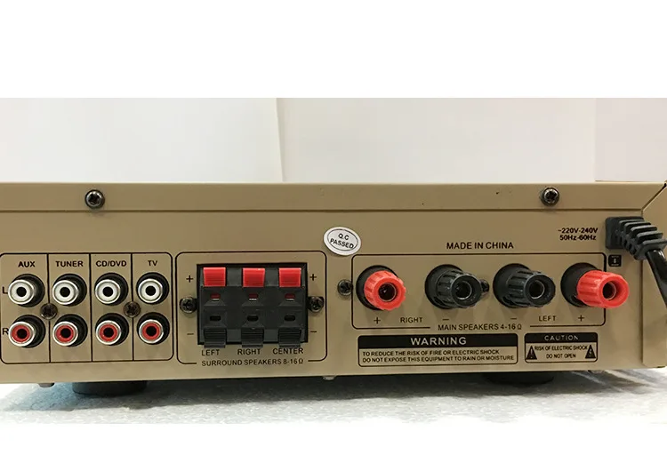 2018 домашний усилитель высокой мощности ktv караоке Hi Fi аудио AV 9100|Усилители