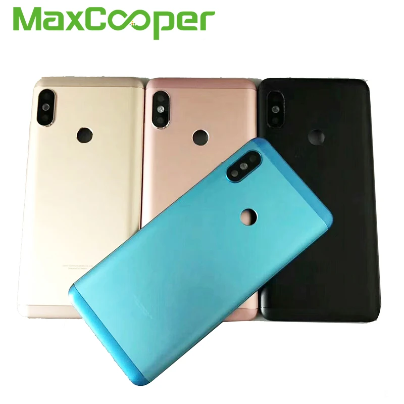 Top Quality For Xiaomi Redmi Note 5 Battery Cover Rear Back Case Housing Door+Side Buttons+Camera Len Pro | Мобильные телефоны и