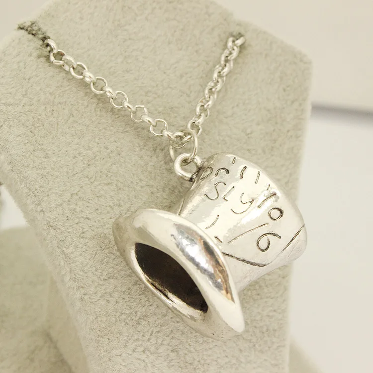 2016 новинка Алиса в стране чудес Безумный Шляпник кулон ожерелье для косплея