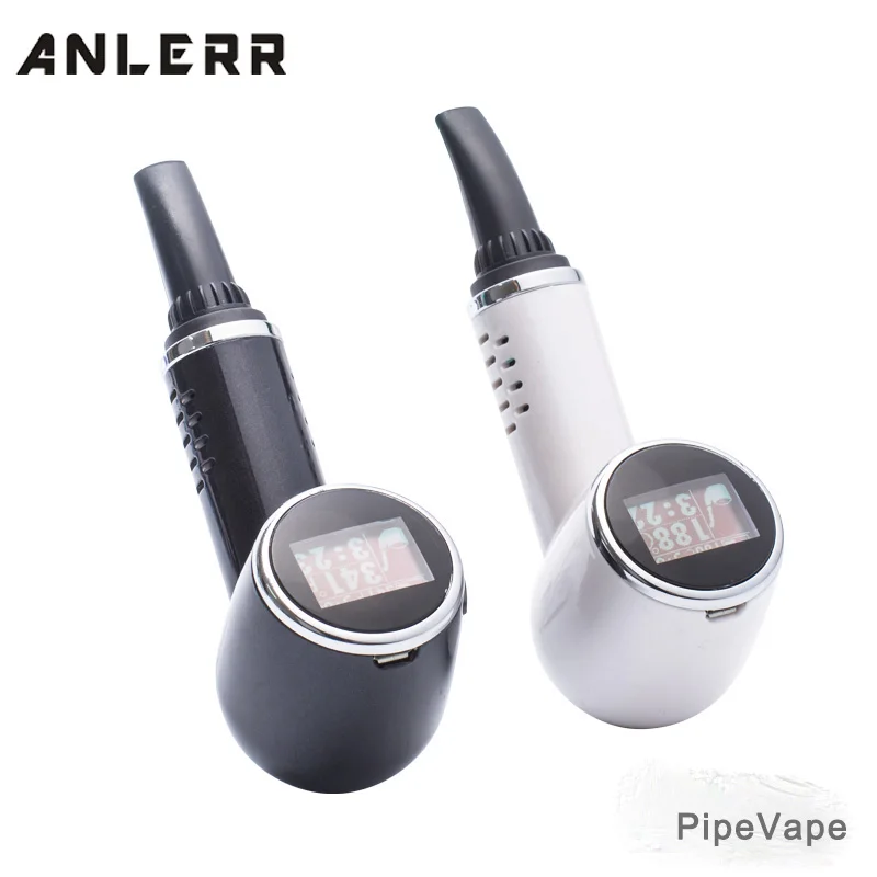 

Комплект испарителя для сухих трав ANLERR PipeVape с керамической камерой 1100 мАч TC, OLED-дисплей, электронная сигарета, травяной вейп, электронная сигарета