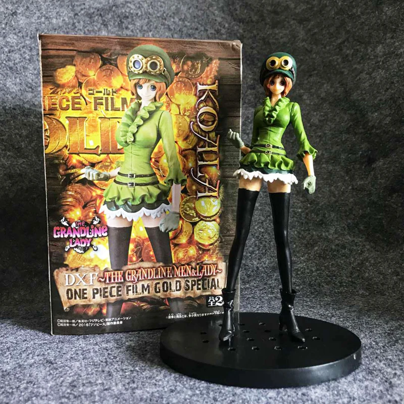 Бесплатная доставка 7 &quotone piece Аниме DXF Koala The Grandline Lady Gold фильм Ver. В коробке 18 см ПВХ