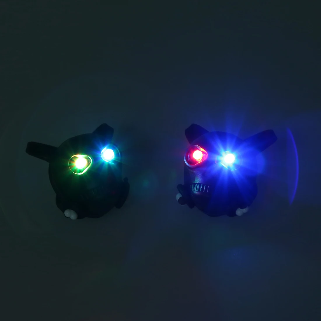 2 Черный Череп велосипед безопасности заднее колесо светодиодный вспышки света