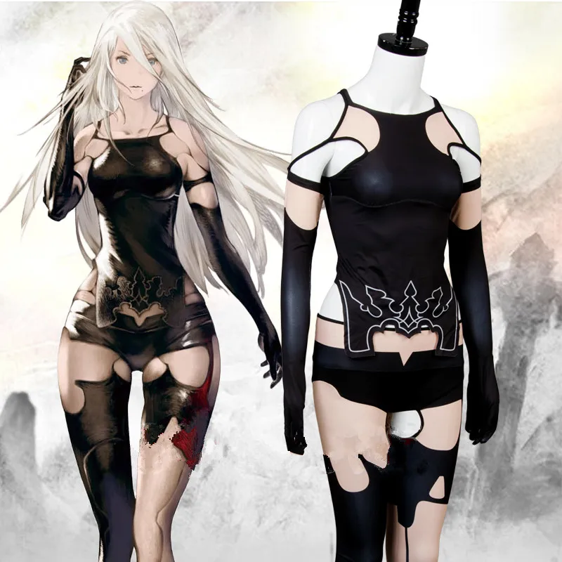 Игр НИР: автоматы YoRHa № 2 Тип в Костюмы для косплея обычные размеры s xl повязки