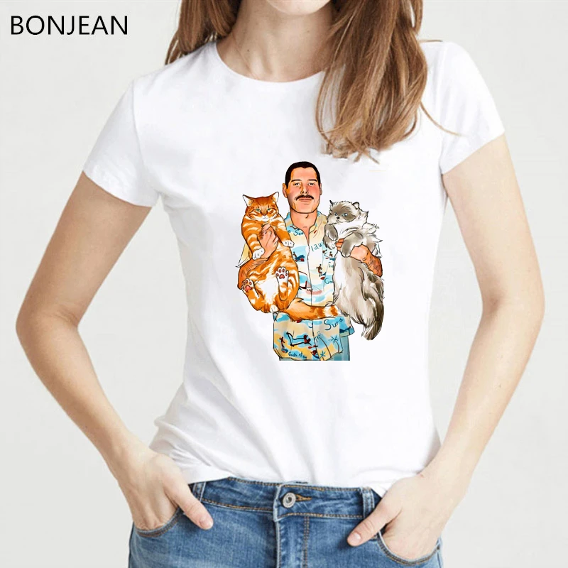 Футболка Freddie Mercury с изображением королевской группы Женская винтажная модная