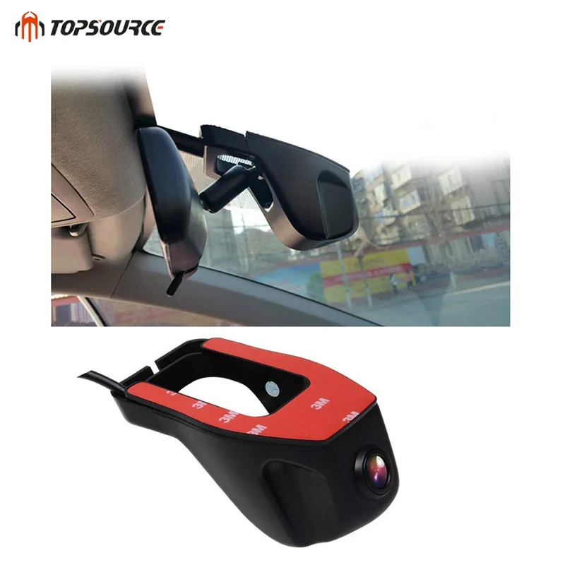 Topsource Novatek 96655 широкоугольный мини скрытый HD wifi Автомобильный видеорегистратор