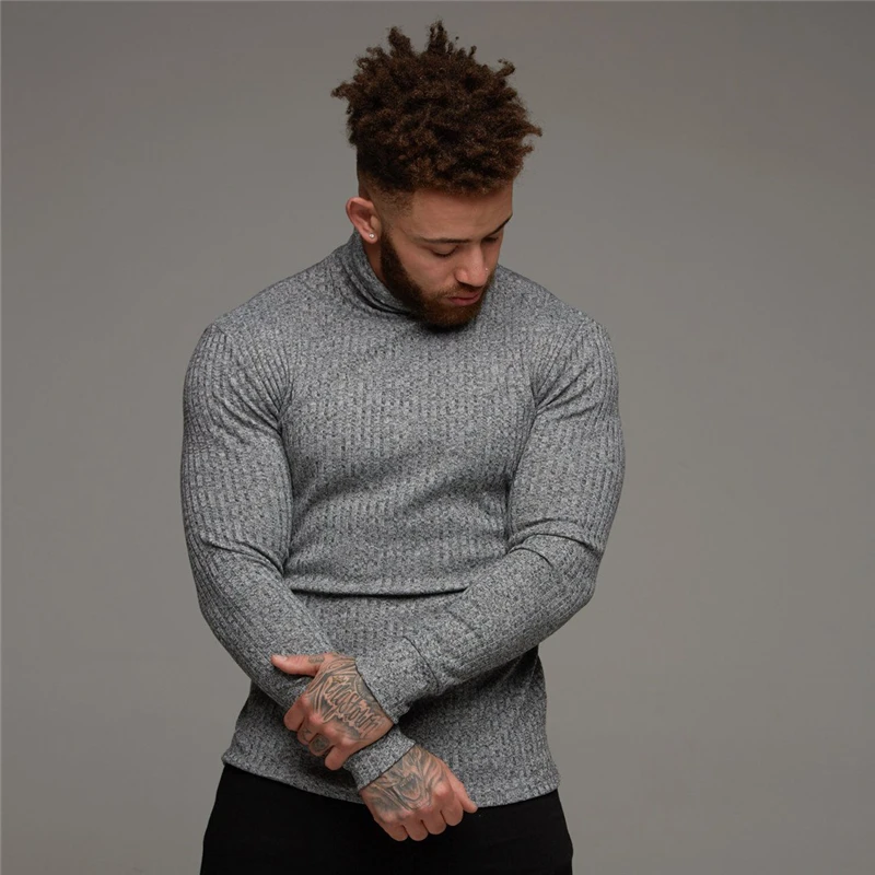 new fashion winter sweater men warm turtleneck mens sweaters slim fit pullover men classic sweter men knitwear pull homme free global shipping