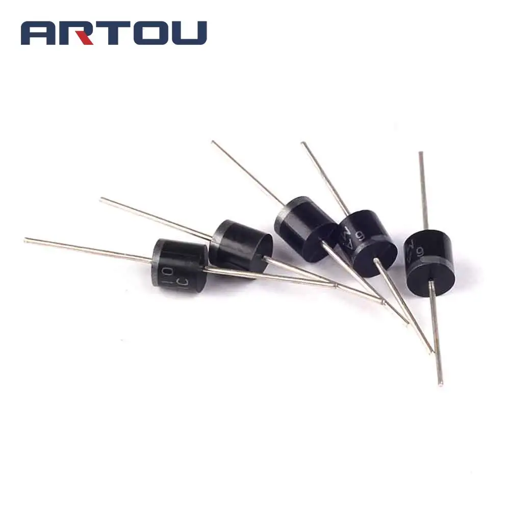 Осевой выпрямительный диод 6A10 6A 1000V 1KV 6 Amp 20 шт.|rectifier diode|diode 6a106a diode |