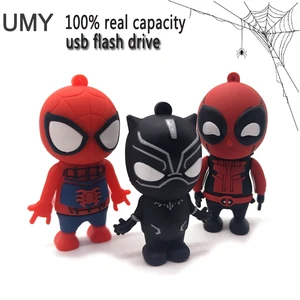 Usb флеш-накопитель с изображением Человека-паука, 4 ГБ, 8 ГБ, 16 ГБ, 32 ГБ, 64 ГБ