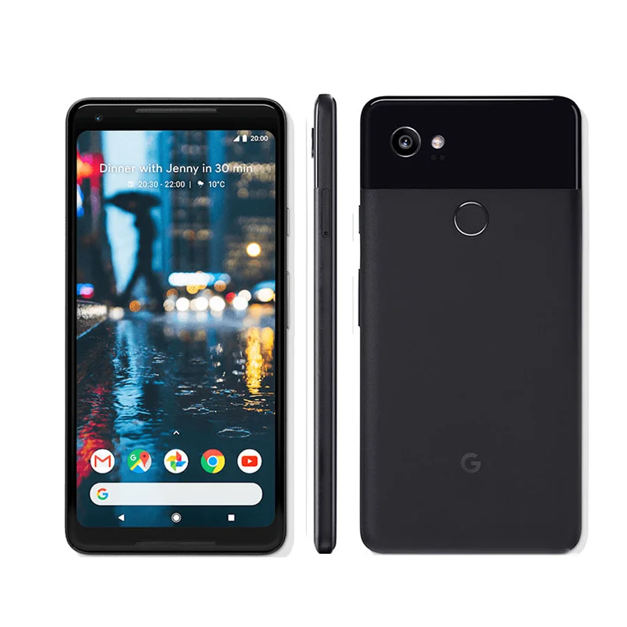 Европейская версия, Google Pixel 2 XL, 4G LTE, мобильный телефон, 6,0 дюймов, 4 Гб ОЗУ, 128 Гб ПЗУ, Snapdragon 835, отпечаток пальца, телефон на Android, NFC