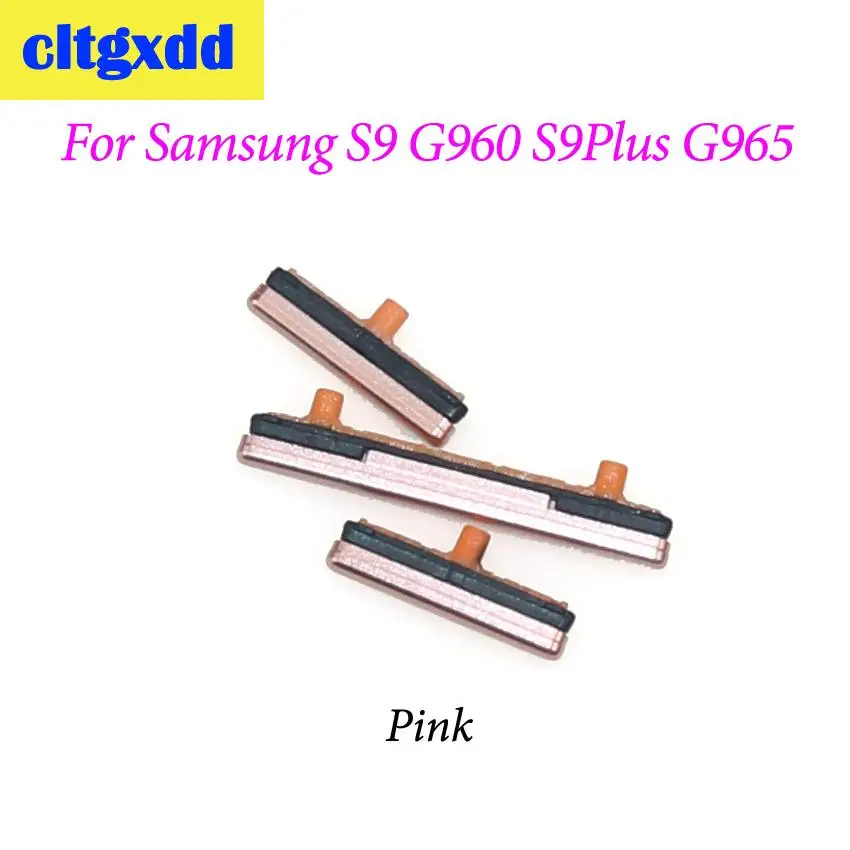 cltgxdd New Side Keys Power and Volume Buttons Replacement For Samsung Galaxy S9 G960 S9 Plus G965 Phone outside button