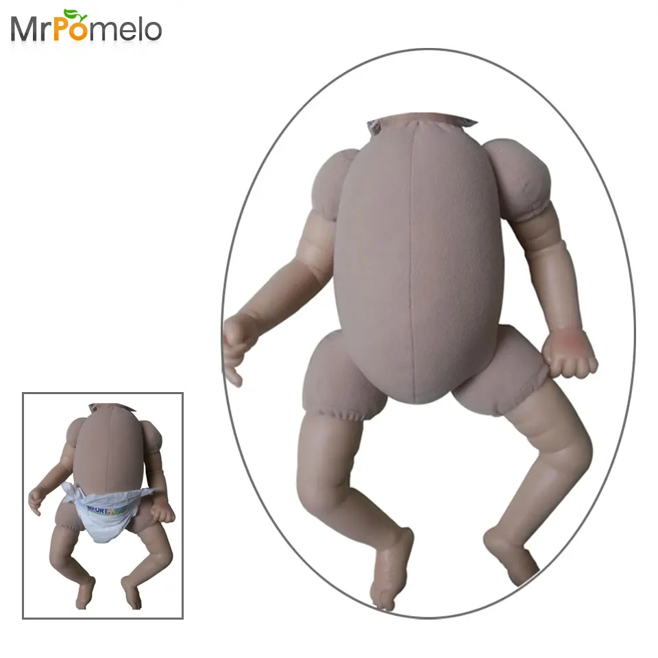 MrPomelo 20 &quotмягкое Тело Силикона Возрождается Детские Игрушки Куклы Для Девочек