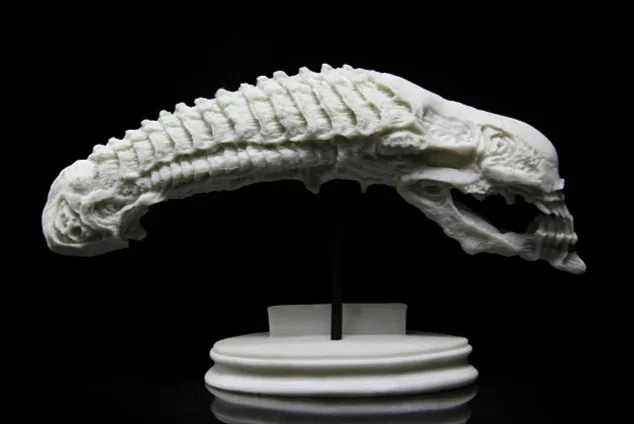 Гаражный набор чужой 1/6 AVP ксеноморф королева Череп белая форма каучуковая