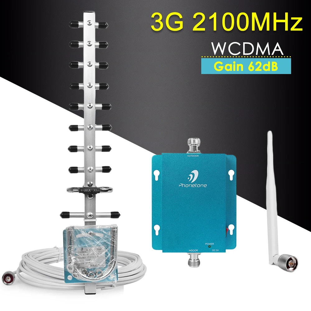Ретранслятор 3G 2100 МГц усилитель мобильного сигнала WCDMA 3g ретранслятор сотовой