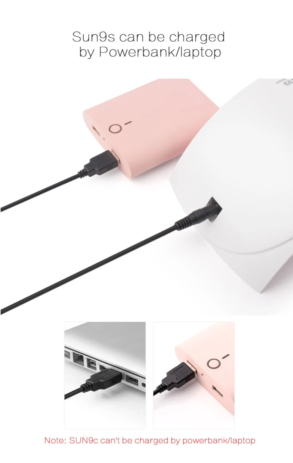 

HOT SUN 9S Rainbow Shape Pink White 24W LED UV Lamp Nail Dryer 15 LEDs Home And Salon 100-240V EU/US/AU Plug Automatic Sensing