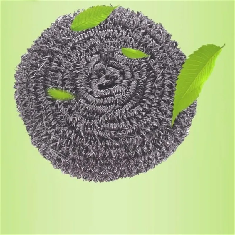 ECM # проволока из нержавеющей стали Чистая щетка для мытья горшок чаша шарик