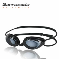 barracuda dr b myopia swimming goggles anti fog silicone seals uv protectionfor adults men women2195 black