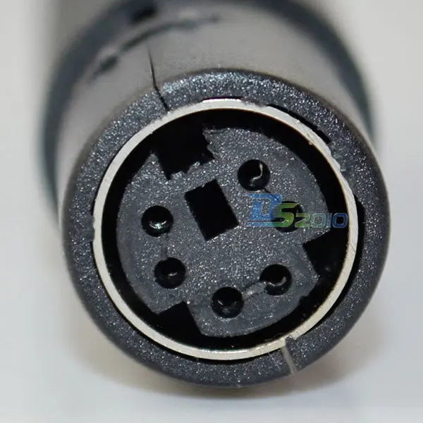 Высокое качество Новый женский 6 контактный мини DIN разъем адаптер|adapter connector|l