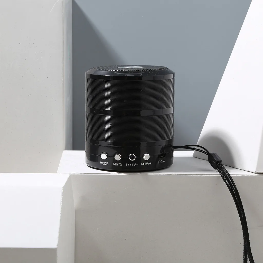 Beautyss HIFI Портативная Беспроводная Bluetooth стереоколонка TF сабвуфер колонки с ручным
