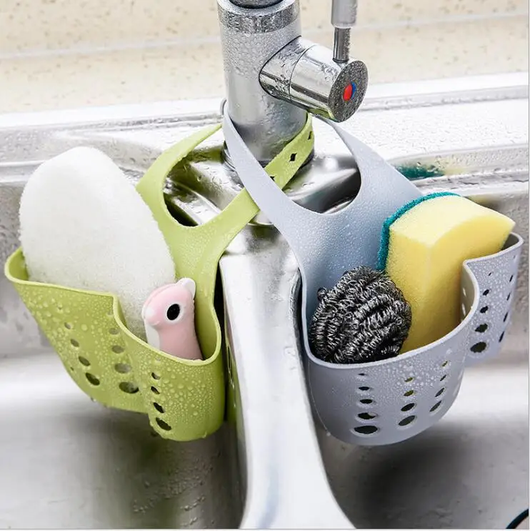 Практичная присоска кухонная губка дренажная стойка корзина для хранения Кнопка