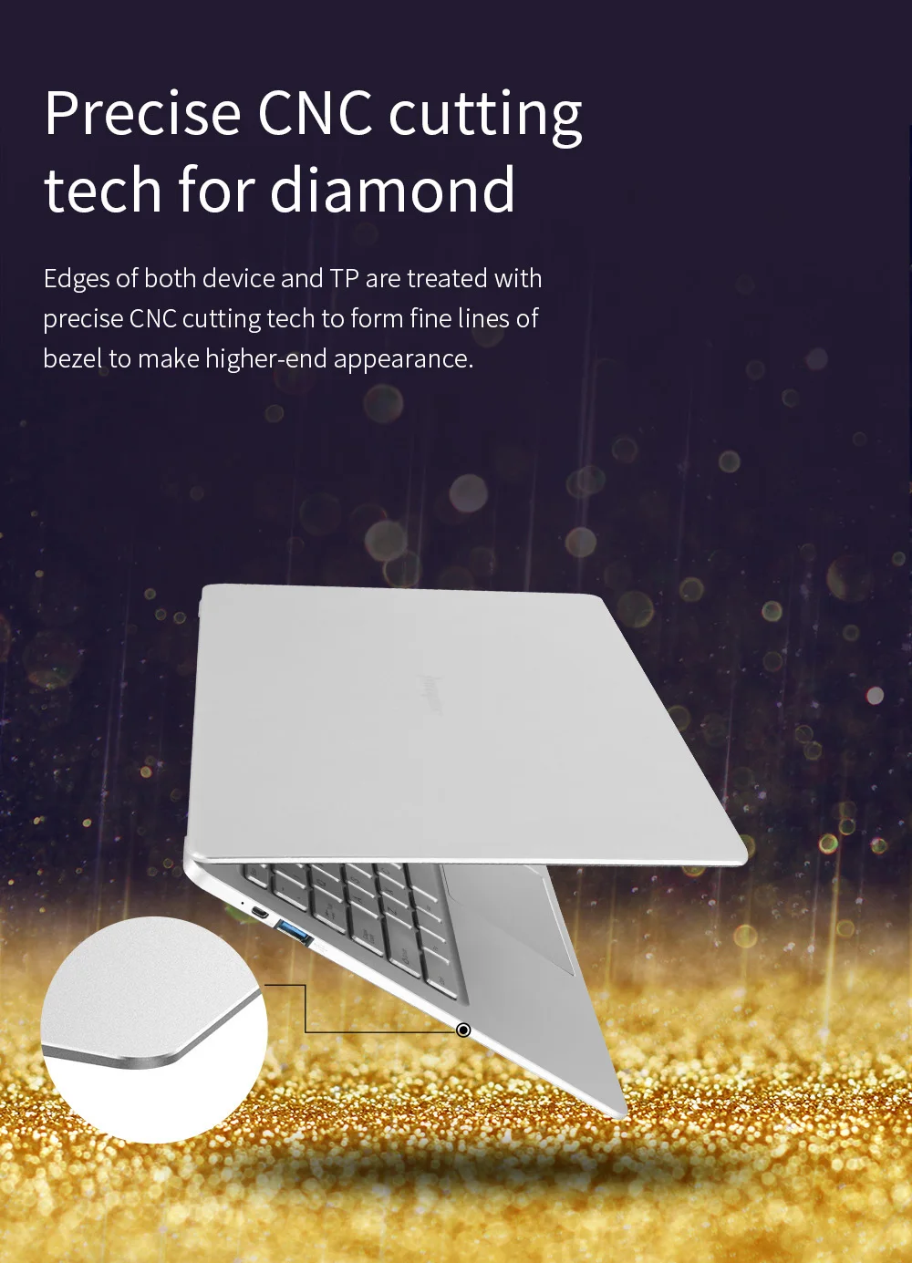 Jumper EZbook X4 ноутбук 14," FHD Windows 10 ноутбук клавиатура с подсветкой Intel Apollo Lake J3455 четырехъядерный процессор 6 ГБ+ 128 Гб SSD 2MP ПК