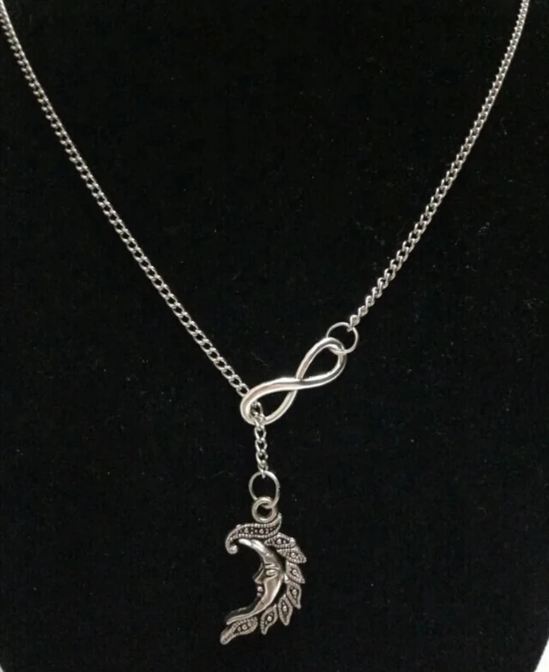 Цепочка с подвеской Бесконечная улыбающаяся Луна 1 шт./лот | Украшения и