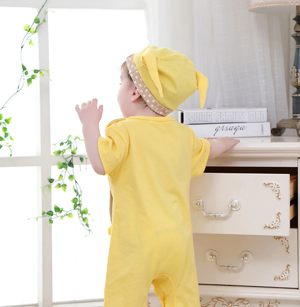 Newborn Romper Summer Toddler Onesies Cosplay Clothing Baby Kid Girl Boy Short Sleeve Clown Infant Jumpsuit With Cap Party |