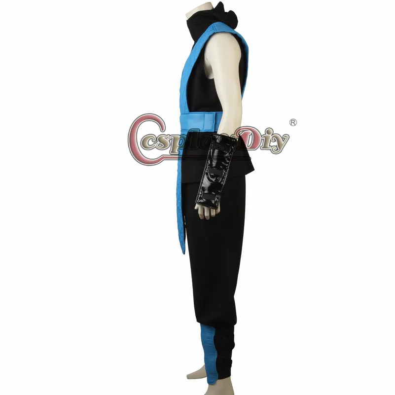 Косплей diy Mortal Kombat X Sub Zero костюмы на Хэллоуин индивидуальный пошив костюм для