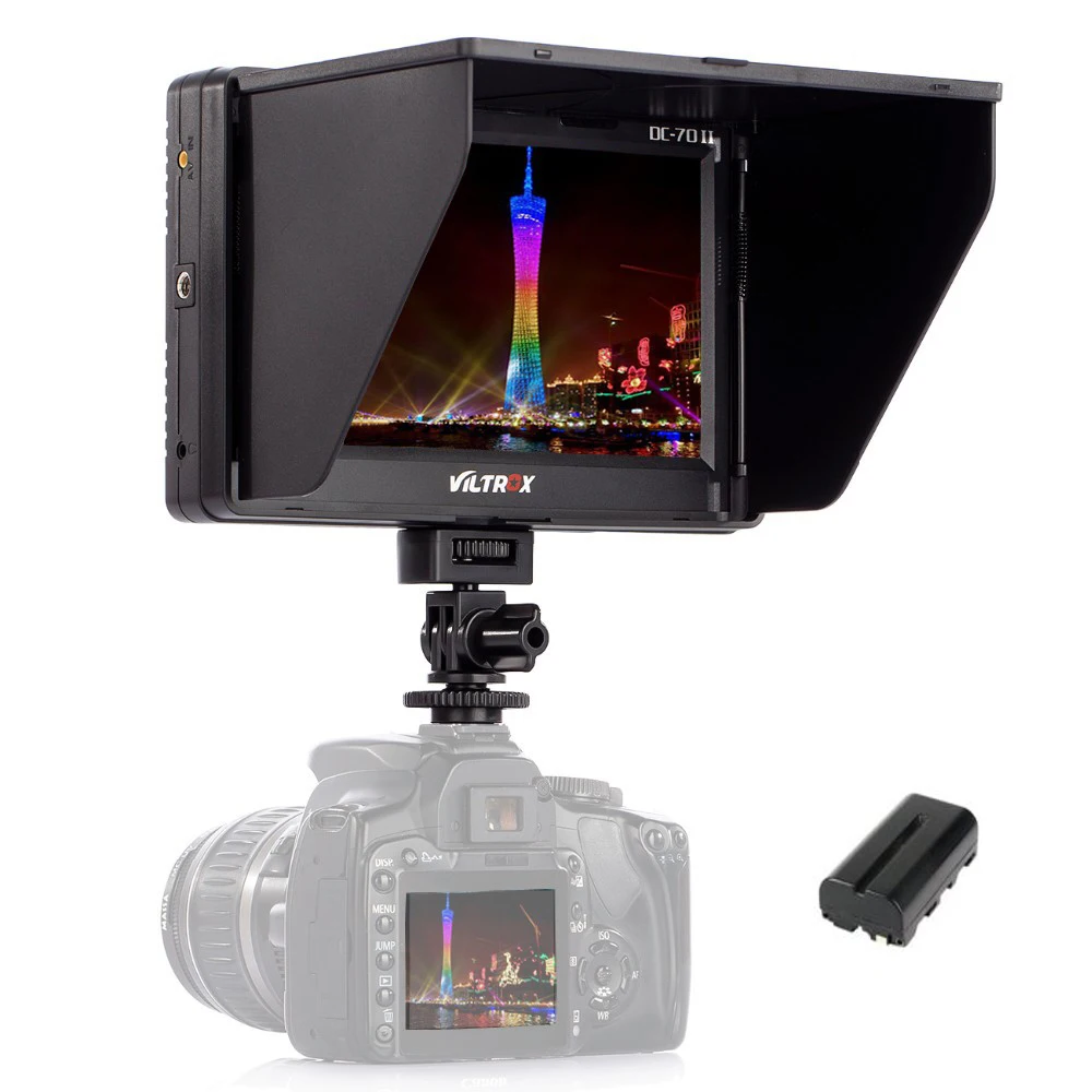 Viltrox 7 ''DC 70II с клипсой TFT HD LCD 4K камера видео монитор Дисплей HDMI AV вход для Canon Nikon