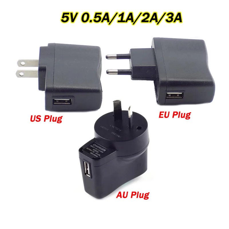 Адаптер питания 5 в постоянного тока с Micro USB зарядным портом 100 А/1 а/2 а/3 А