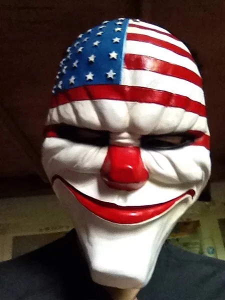 Новинка игра Payday 2 маски для косплея на Хэллоуин маскарадное платье костюм