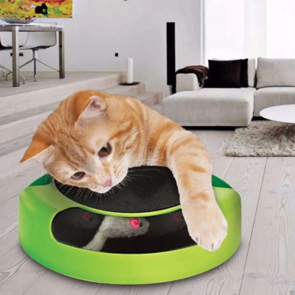 Pet котёнок Кот Игрушка поймать мышь Интерактивная тренировка | Дом и сад