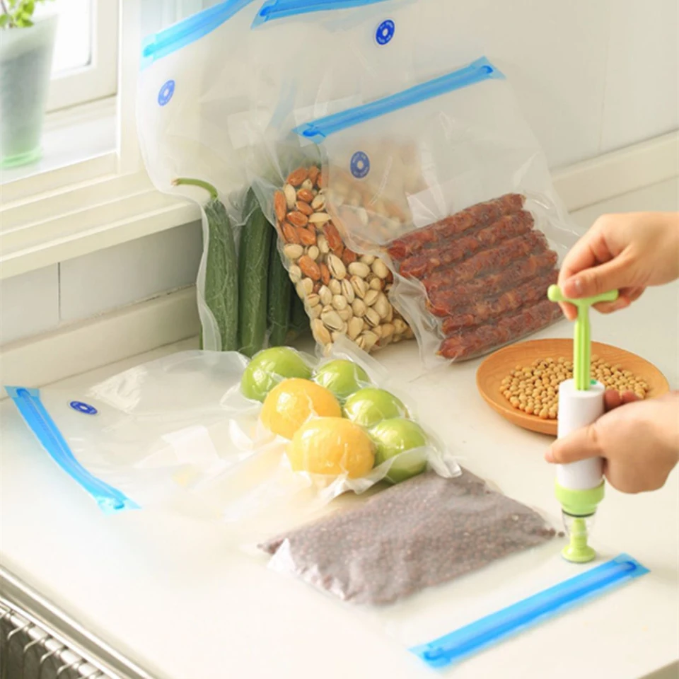 Вакуумный упаковщик вакуумные пакеты для хранения продуктов с насосом