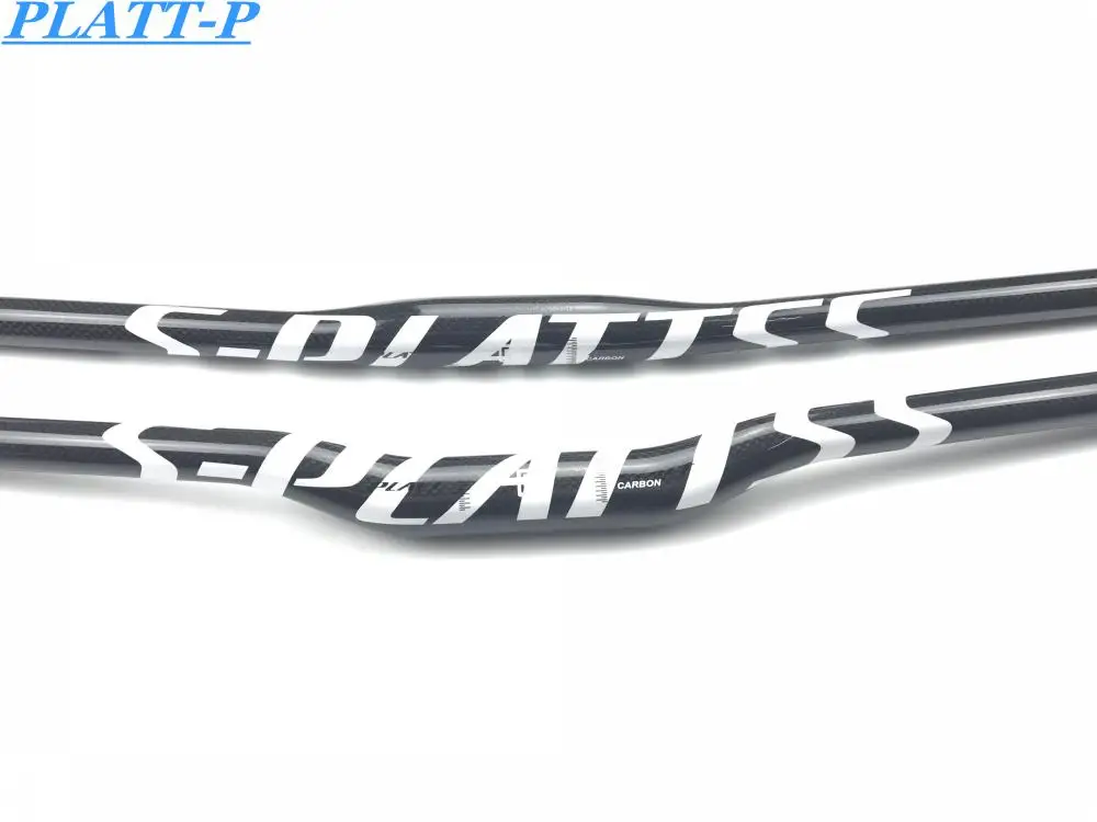 

PLATT New mountain bike 3K full carbon steering wheel flat/rising carbon bicycle Steering wheel MTB parts 31.8 *700/720/740/760m