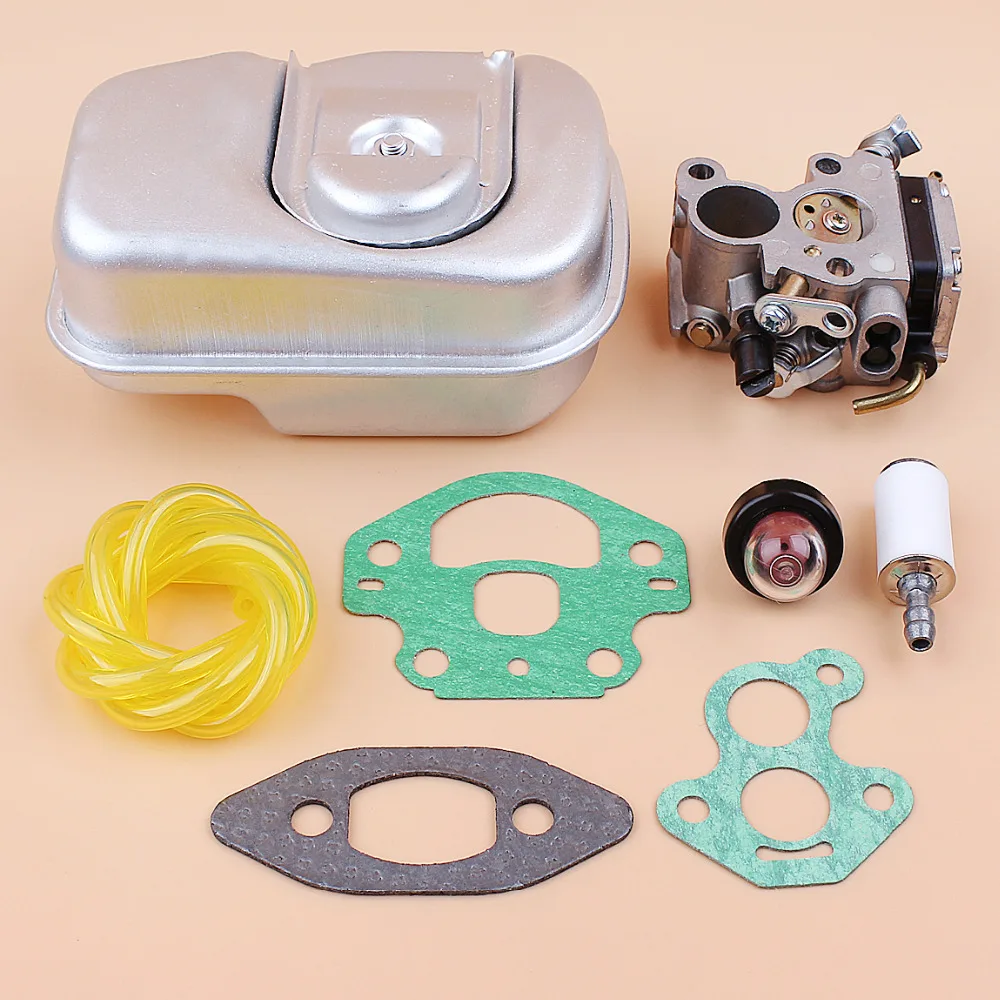 Carburetor Muffler Gasket Fuel Hose Filter Kit Fit HUSQVARNA 240 240E 235 235E Gas Chainsaw Parts 545180843 574719402 | Инструменты