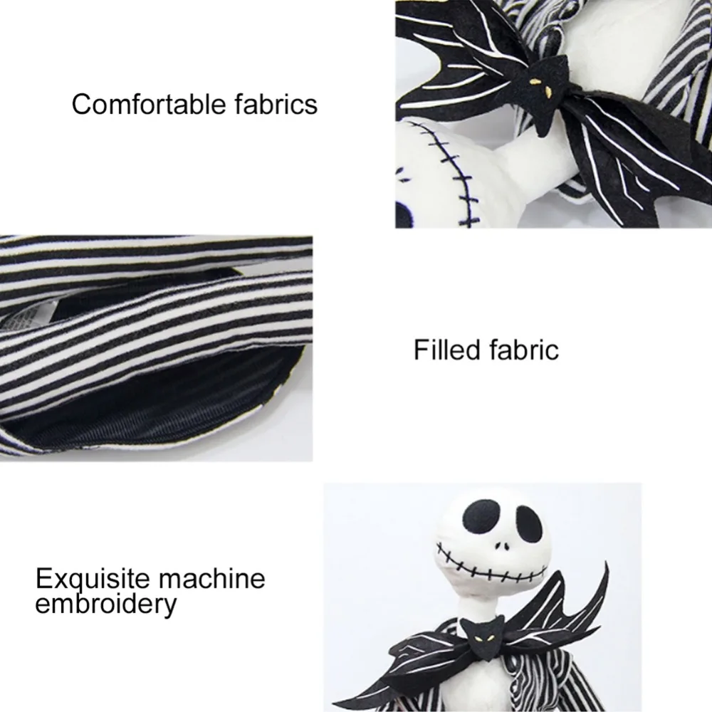 1 шт. Забавный Кошмар перед Рождеством Джек Скеллингтон плюшевые куклы Peluche