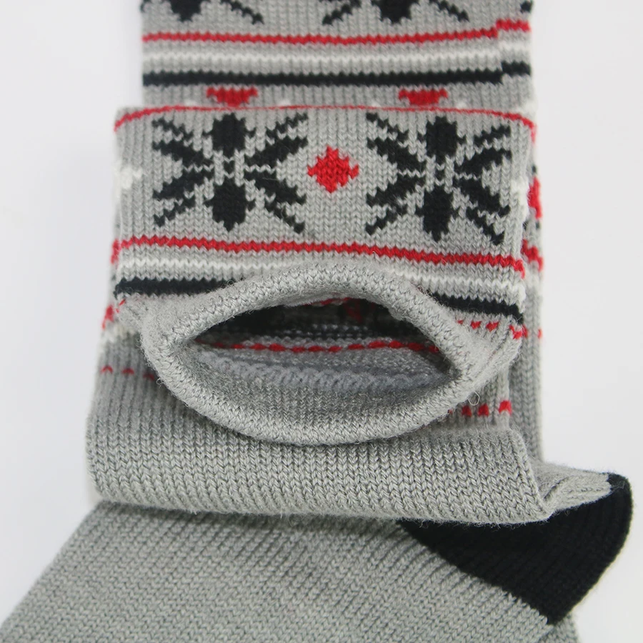 Мужские шерстяные носки из мериноса брендовые зимние теплые толстые - Фото №1