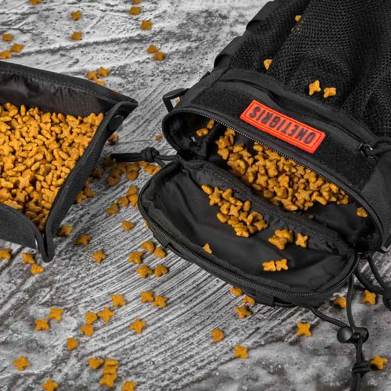OneTigris MOLLE сумка для собак и складная миска тактическая лечения Сумка обучения