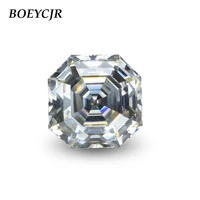 boeycjr custom d color asscher cut brilliant cut moissanite loose stone excellent cut jewelry making engagement ring