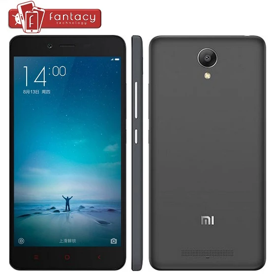 Original Xiaomi Redmi Note 2 MTK6795 Helio X10 2.0Ghz Octa Core FDD LTE 4G 2G RAM 16G ROM 5.5 " MIUI 7 Android 5.0 1080P Phone