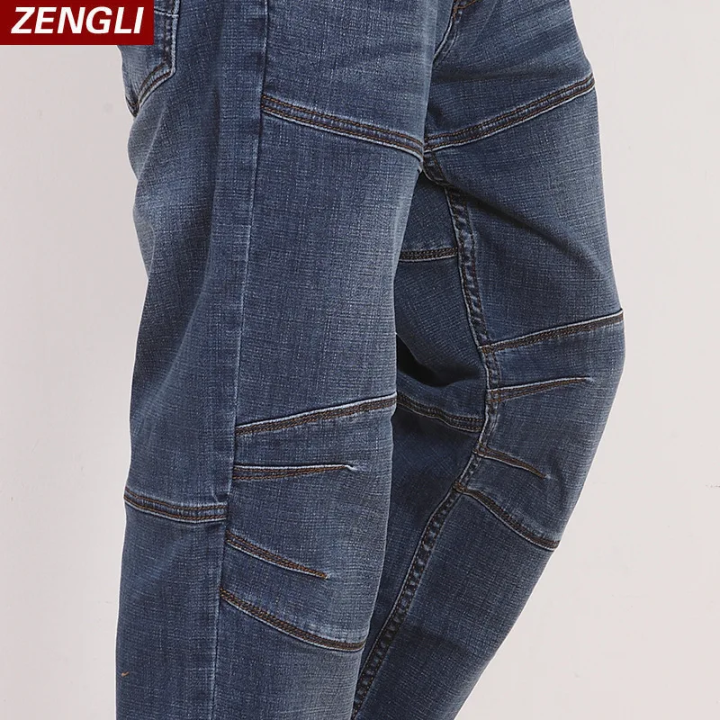 ZENGLI Blue Jeans Men New Straight Casual Jeans Men's Loose Elasticity Splice Cowboy Denim Trousers Man Jeans Plus Size 46 48
ZENGLI Blue Jeans Men New Straight Casual Jeans Men's Loose Elasticity Splice Cowboy Denim Trousers Man Jeans Plus Size 46 48