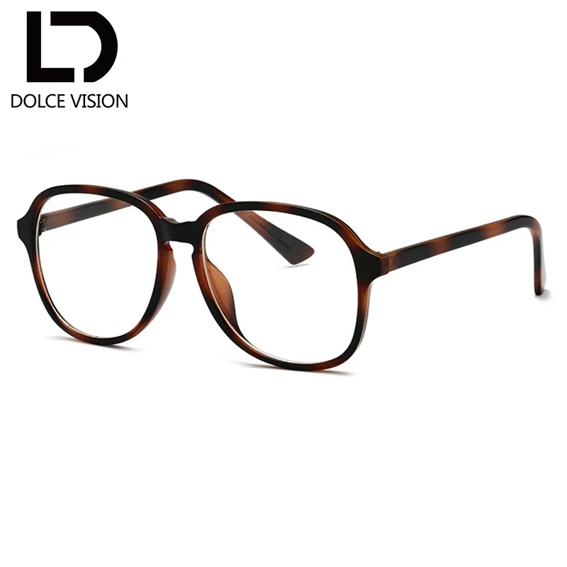 Розовые Овальные женские очки dolce vision модные трендовые оправы для очков с