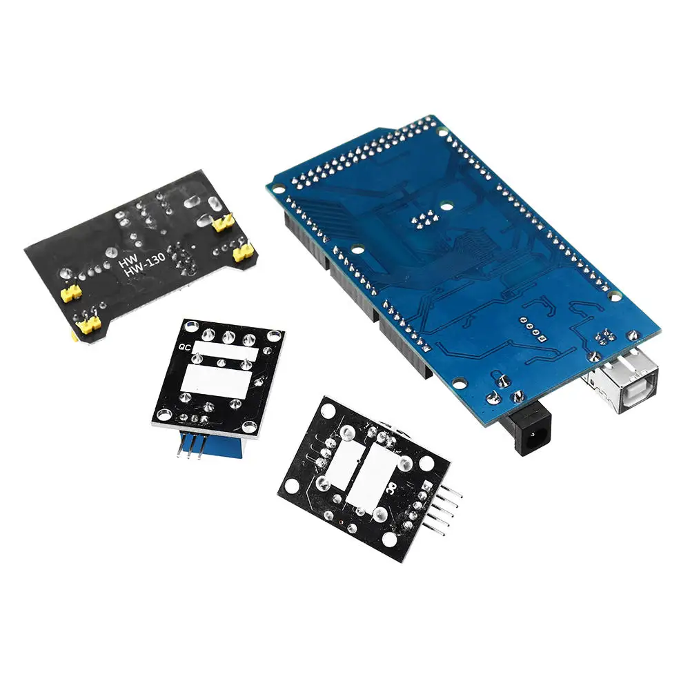 DIY Mega 2560 R3 HC-SR04 плата разработки 37 в 1 комплект датчиков для Arduino с пластиковой