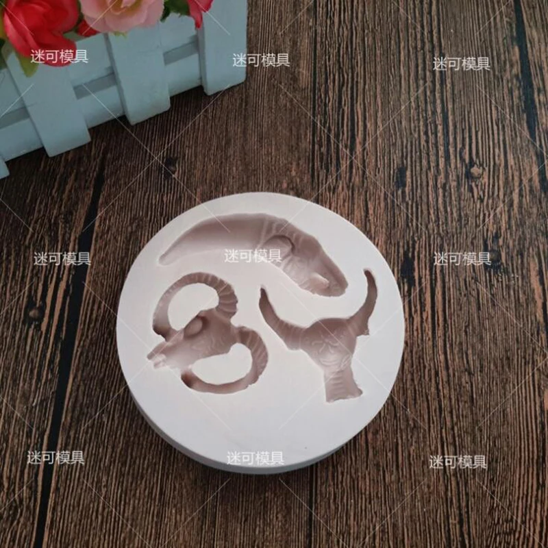 Gumapste 3D Halloween Cattle Ivory Cow Neat Bull Head Silicone Mold Cake Decorating Tools Fondant Chocolate Pastry Baking | Дом и сад