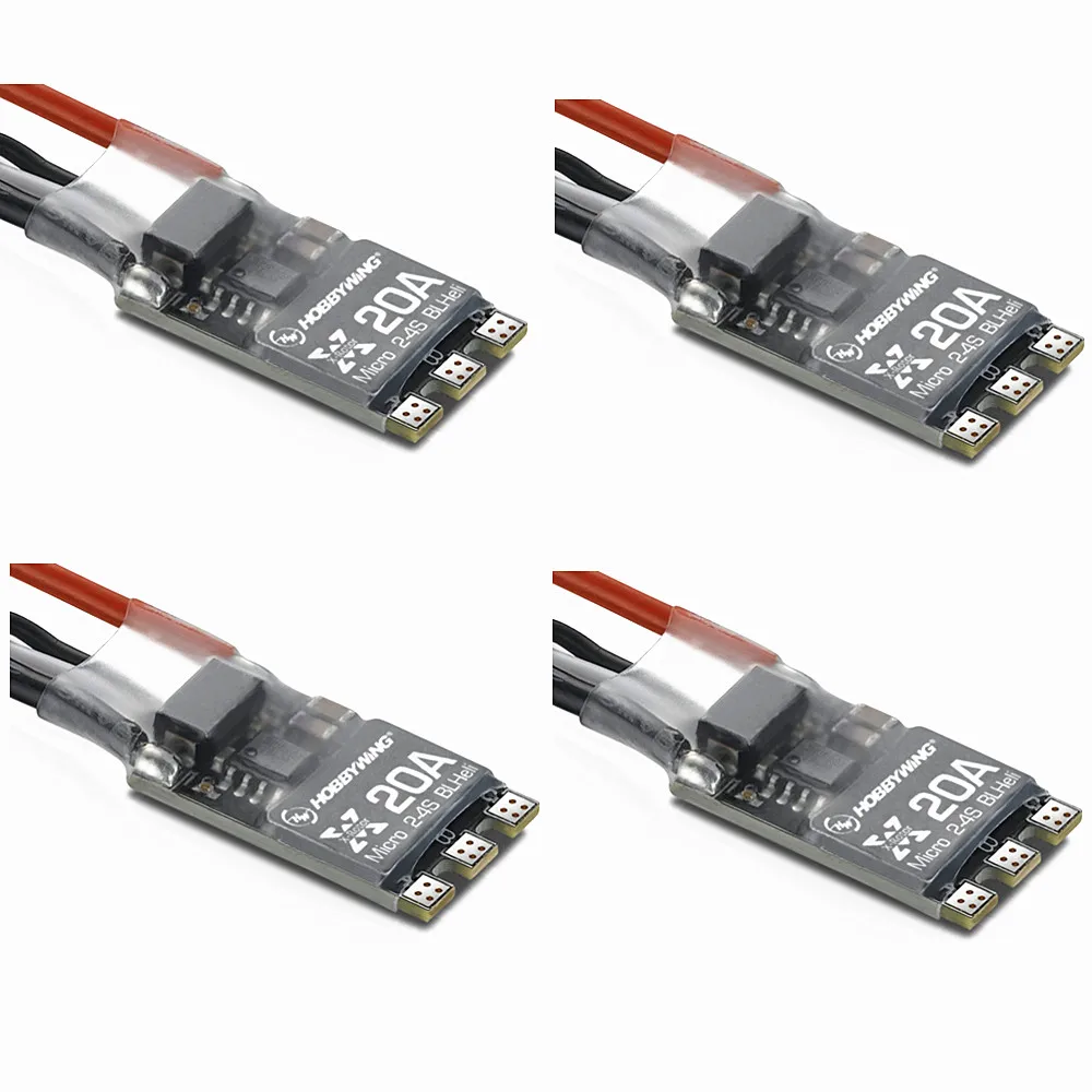 Оригинальный Hobbywing XRotor micro 20A BLHeli программа ESC Поддержка OneShot125 w/провода для FPV