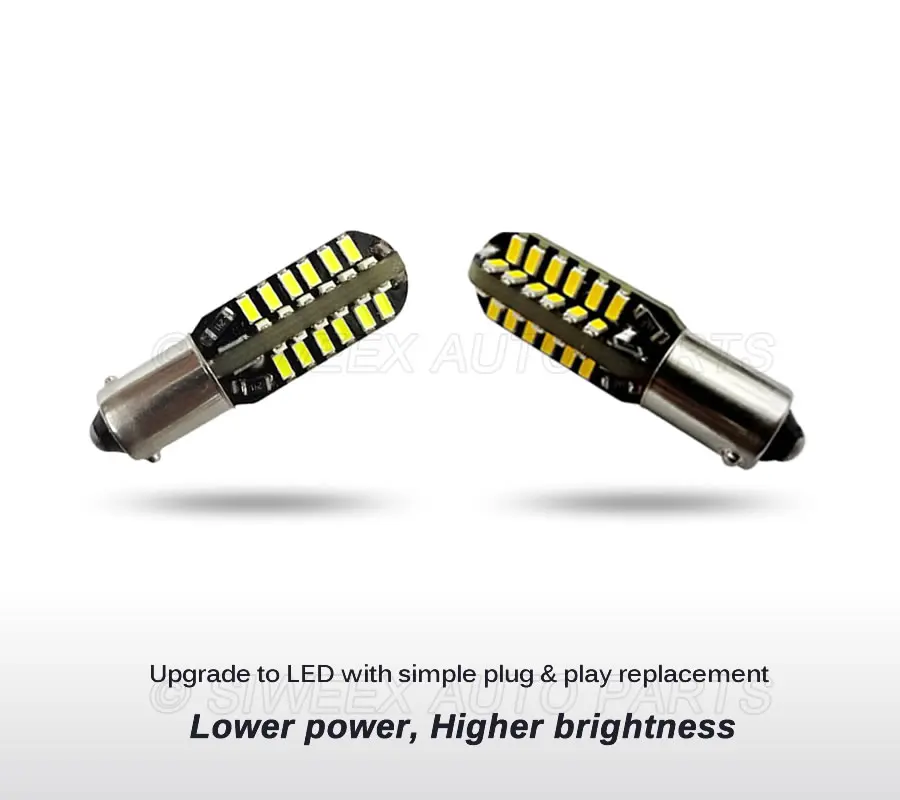 2 предмета BA9S 48 SMD 3014 Светодиодный авто светильник Canbus Error Free фонарь освещения