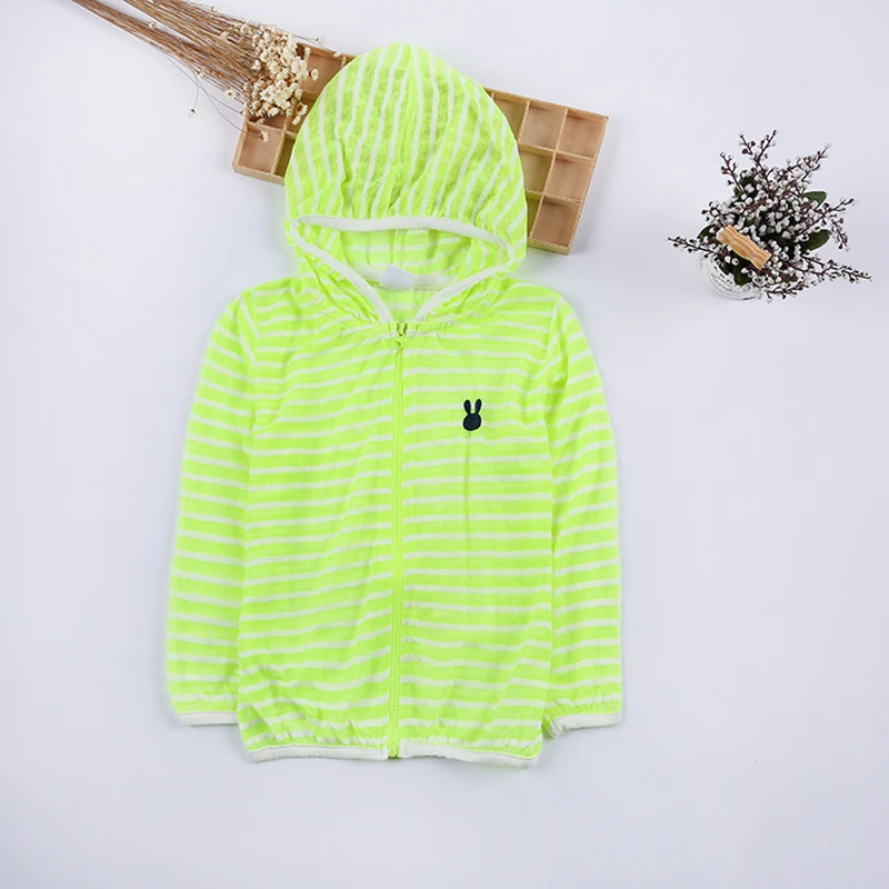 BAILIWEINI summer new children's boys and girls sun protection clothing zipper cardigan hooded thin coat | Детская одежда и