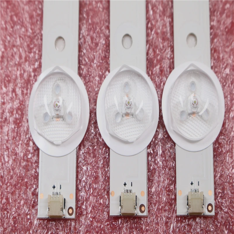 

3pcs LED backlight strip for Changhong Hisense 32'' TV 850115499 LB-C320X14 SVJ320AK3 SVJ320AG2 SVJ320AL1 Rev01 6LED new