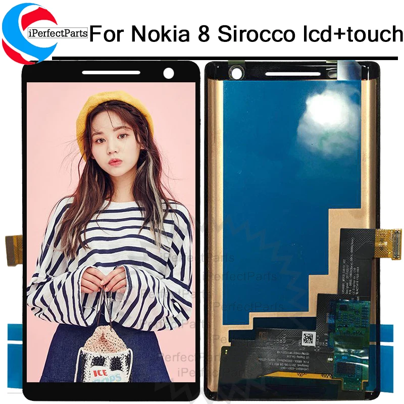5 &quotдля Nokia 8 Sirocco ЖК дисплей экран с кодирующий преобразователь сенсорного экрана