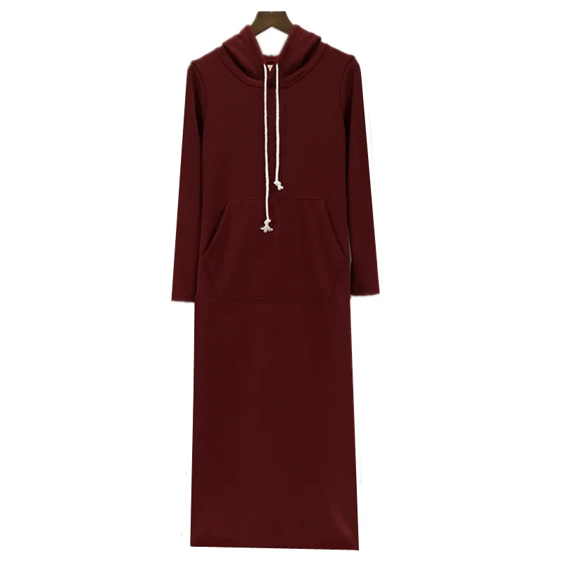 Женское бархатное платье с капюшоном черное серое красное синее свитшот